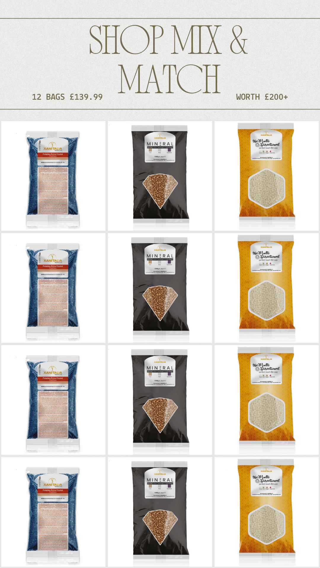 MIX & MATCH BUNDLE 12 BAGS