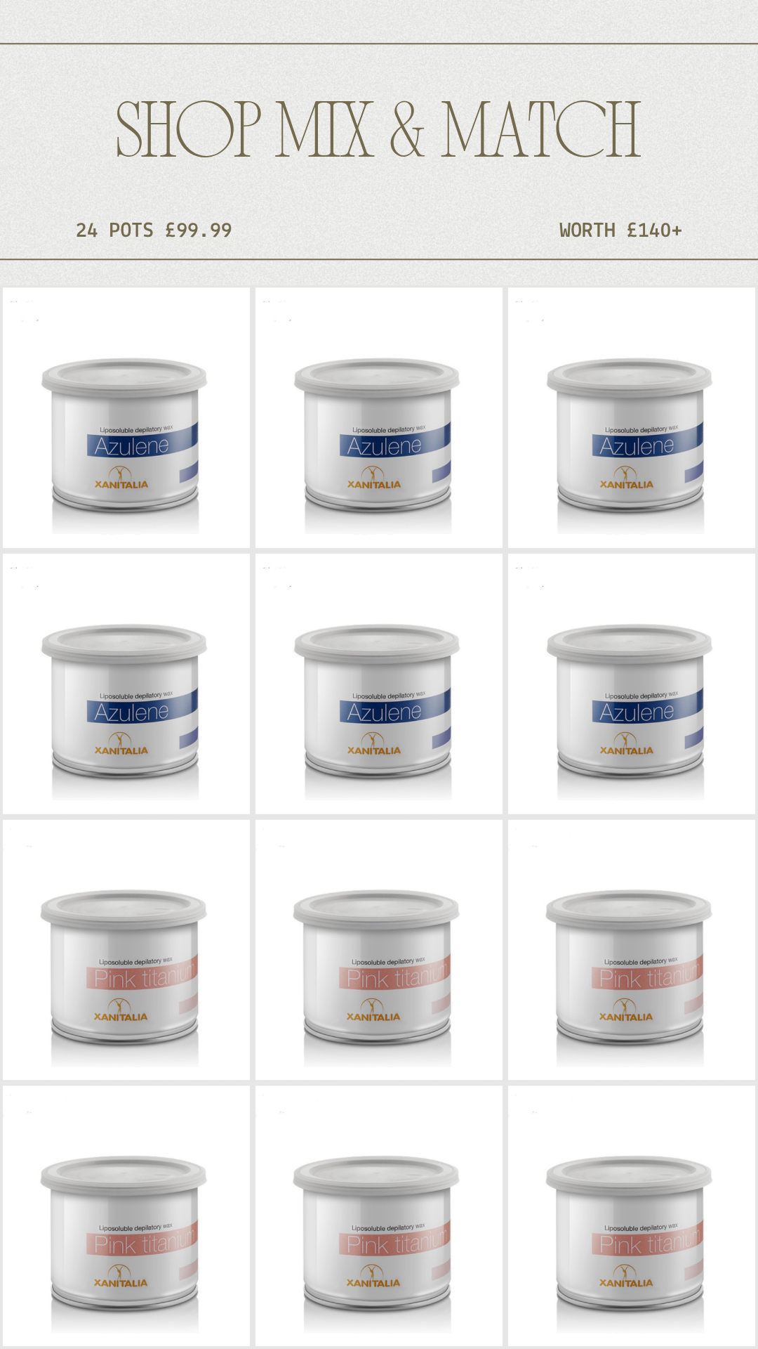SOFT WAX BUNDLE x24 400g