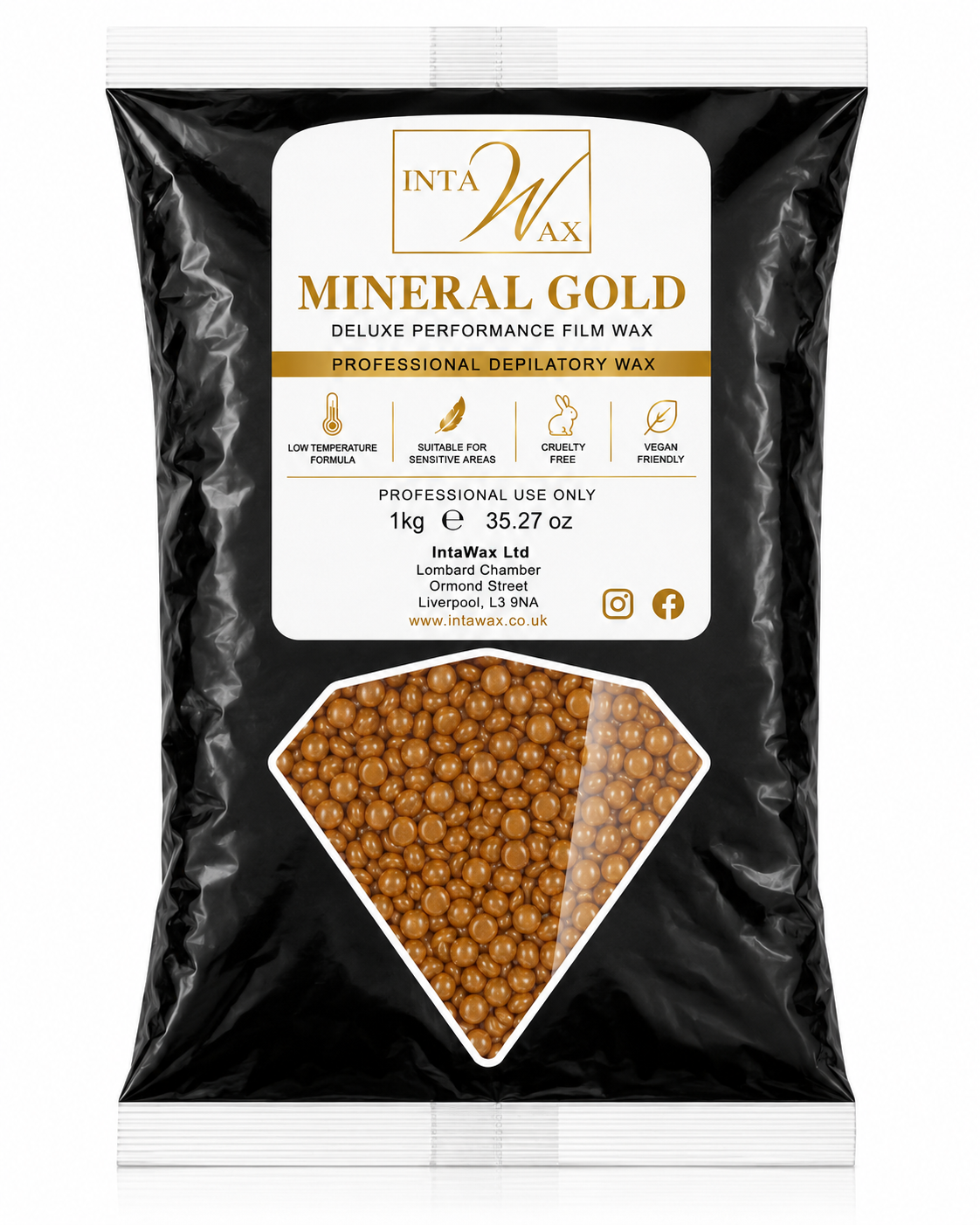 💛 Mineral Deluxe Performance Hot Wax 1KG